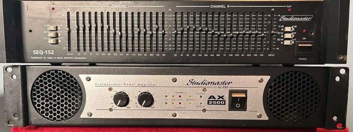 Studio Master Power Amp & Graphics