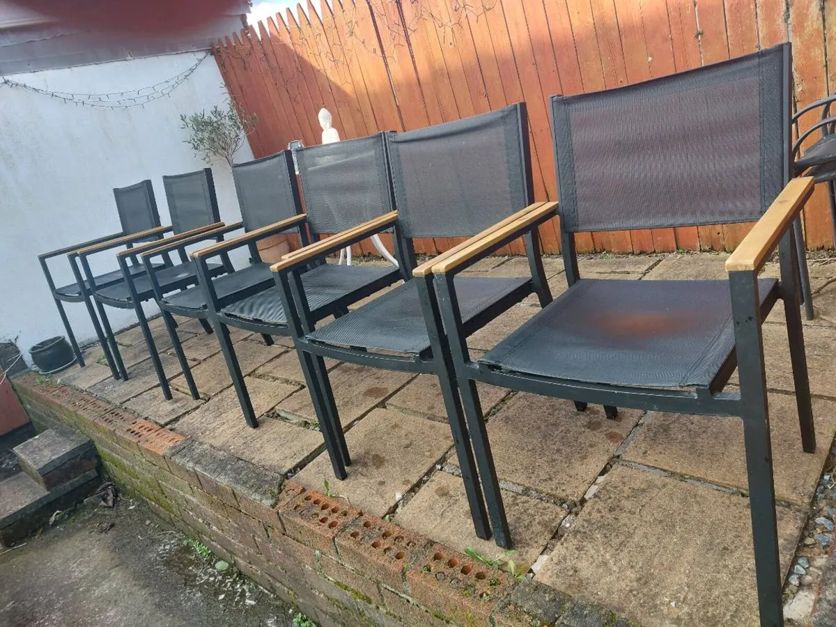 Set of 6 dining chairs (indoor/outdoor/garden) - Image 4