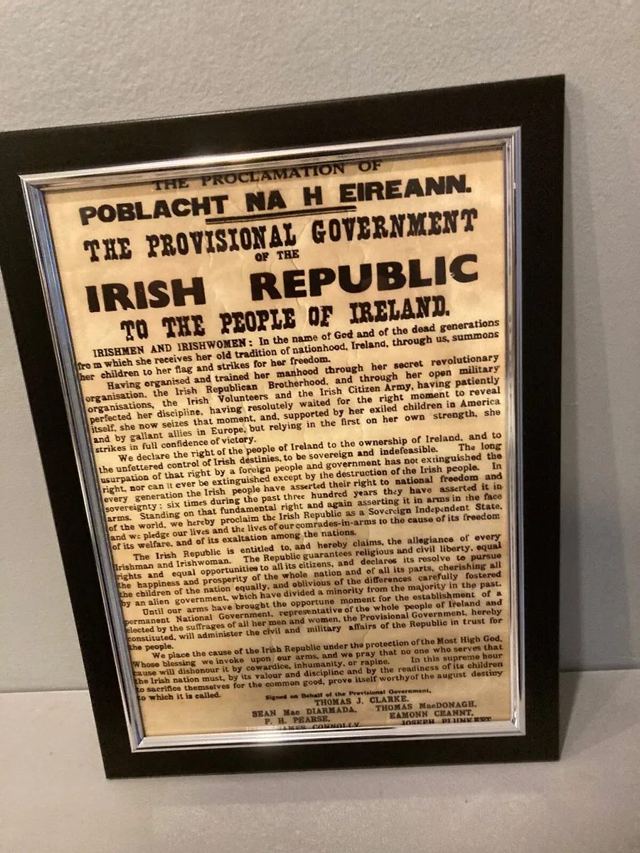 Framed 1916 Proclamation - Image 1