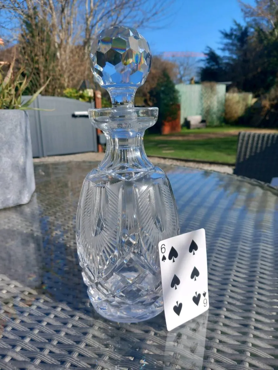 3 Waterford Crystal decanters, no chips, D18 - Image 2