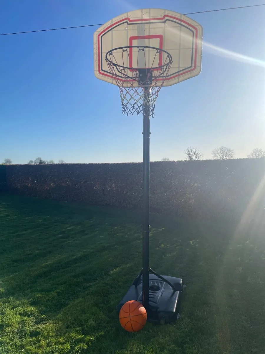 Portable Basketball Hoop, Stand & Ball - Image 2