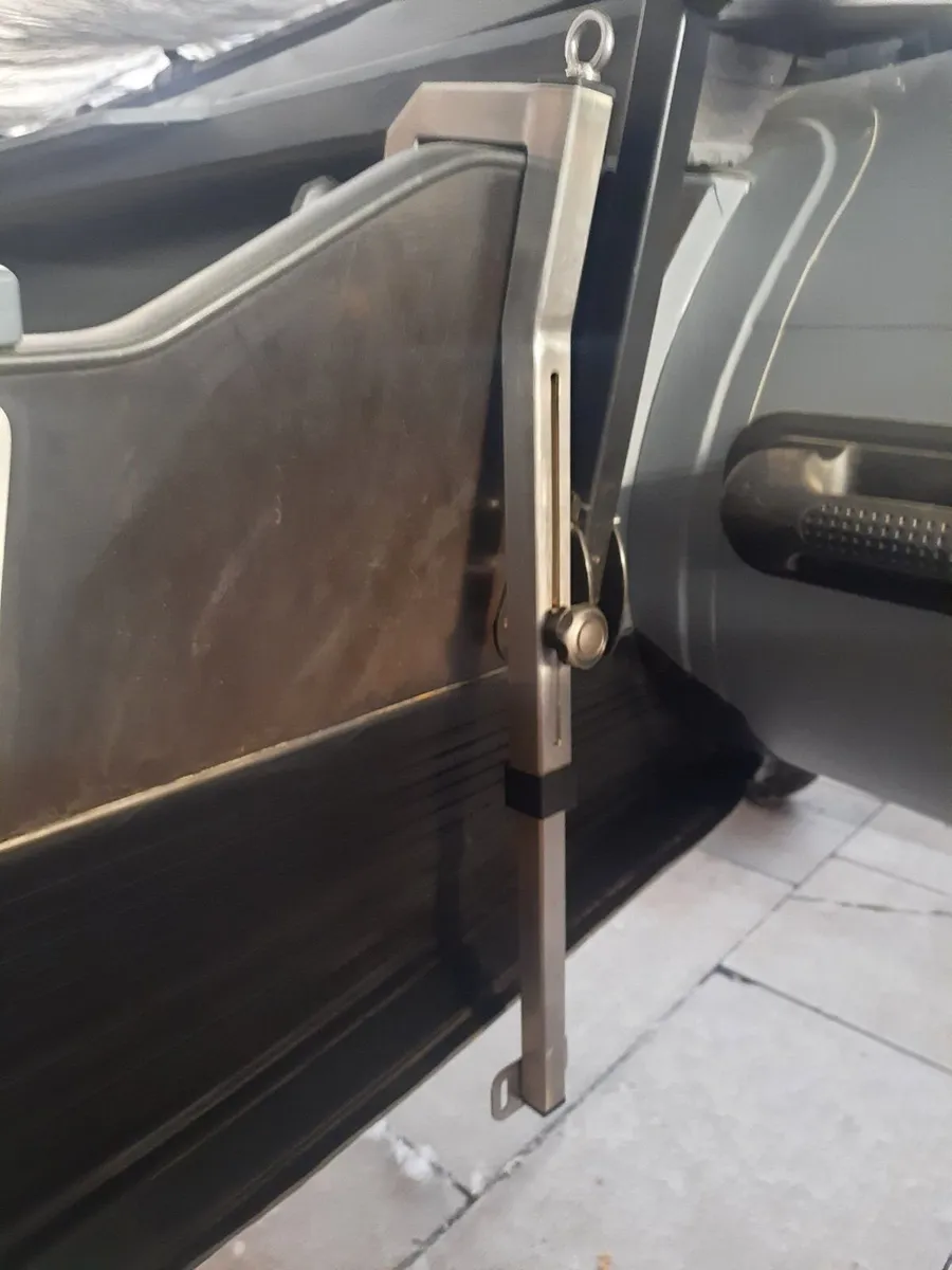 Transducer mount for large transducers , bended . - Image 4