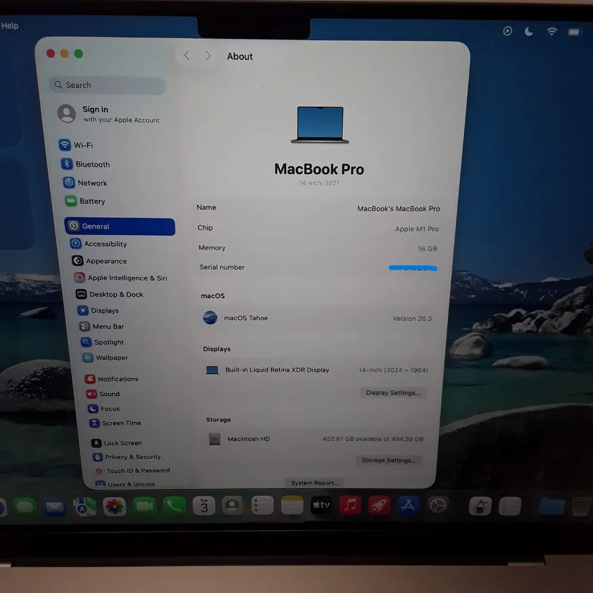 Apple MacBook Pro 14" (2021) | Apple M1 Pro Chip | - Image 3
