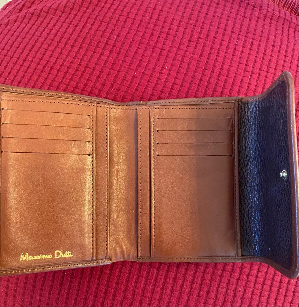 Massimo Dutti Leather Purse - Image 1