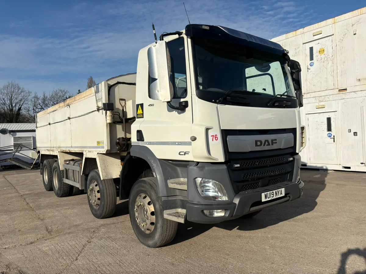 2019 DAF CF450 8X4 INSULATED TIPPER - Image 1