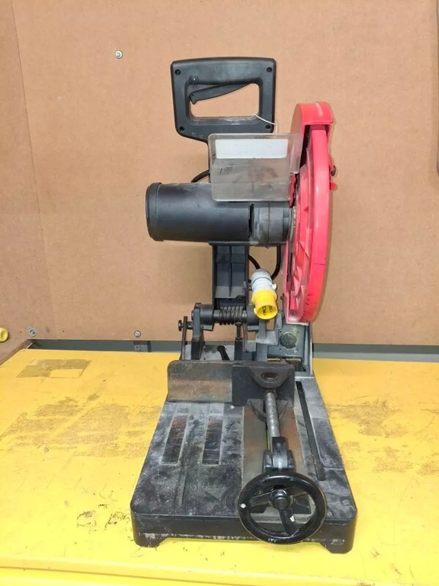 Rotabroach Element 14/3A 355mm Chop Saw for sale with 2 new cold cutting blades. - Image 2