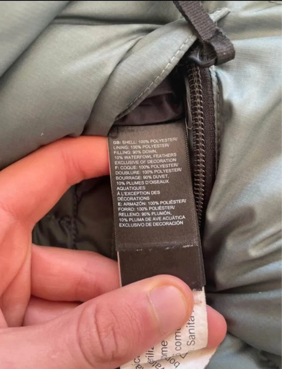 North Face Puffer Jacket - Blue - Image 4