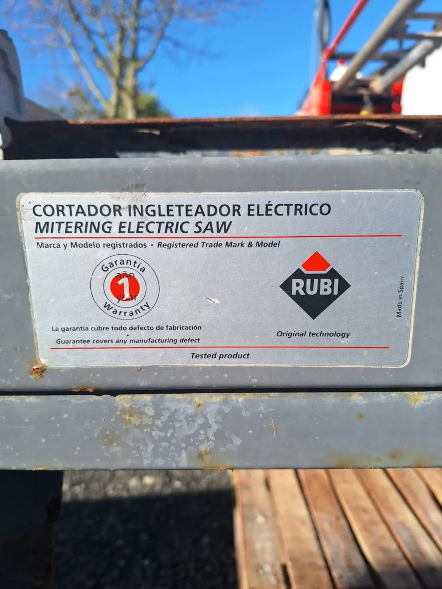 Rubi Ds 300 L wet saw - Image 4