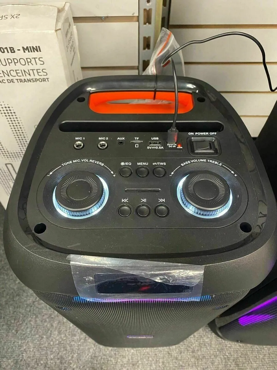Ibiza Columba 600W Portable BT Boombox NEW - Image 4