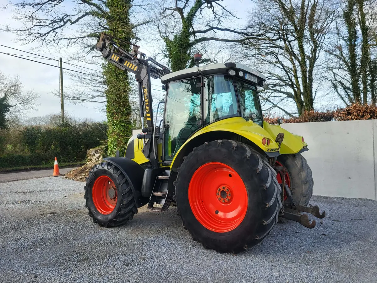Claas Axion 510 with Rossmore Loader - Image 2