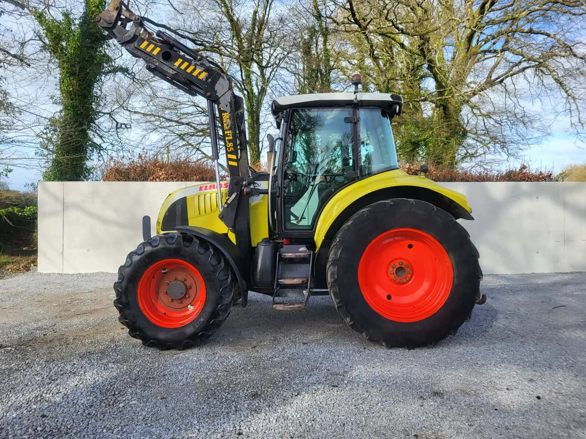 Claas Axion 510 with Rossmore Loader - Image 4