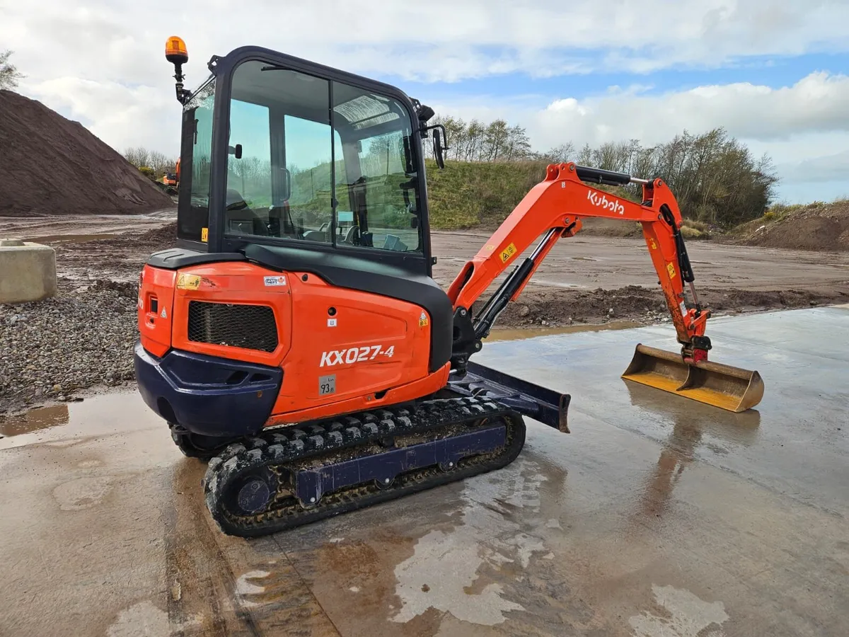 Kubota KX027-4 Mini Digger - Image 1