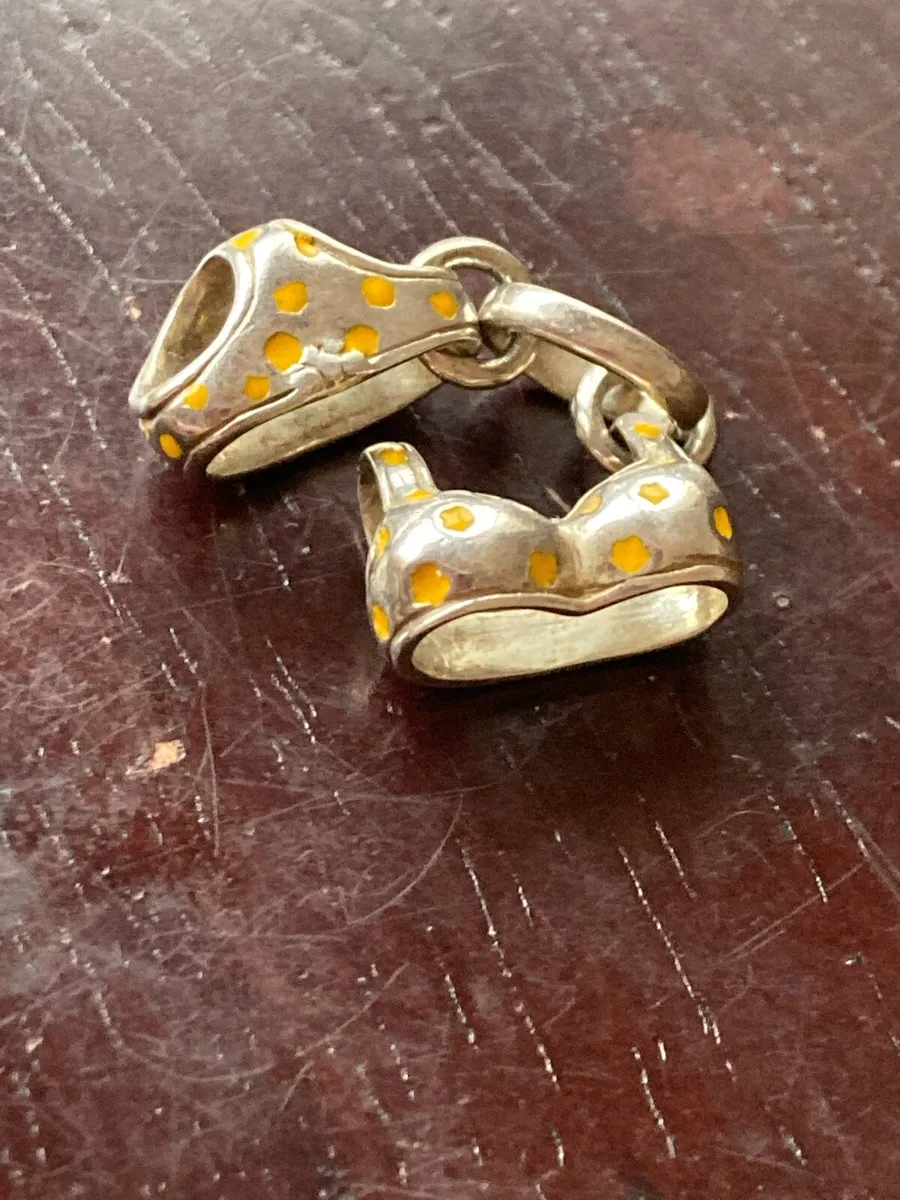 Sterling Silver bikini charm - Image 1