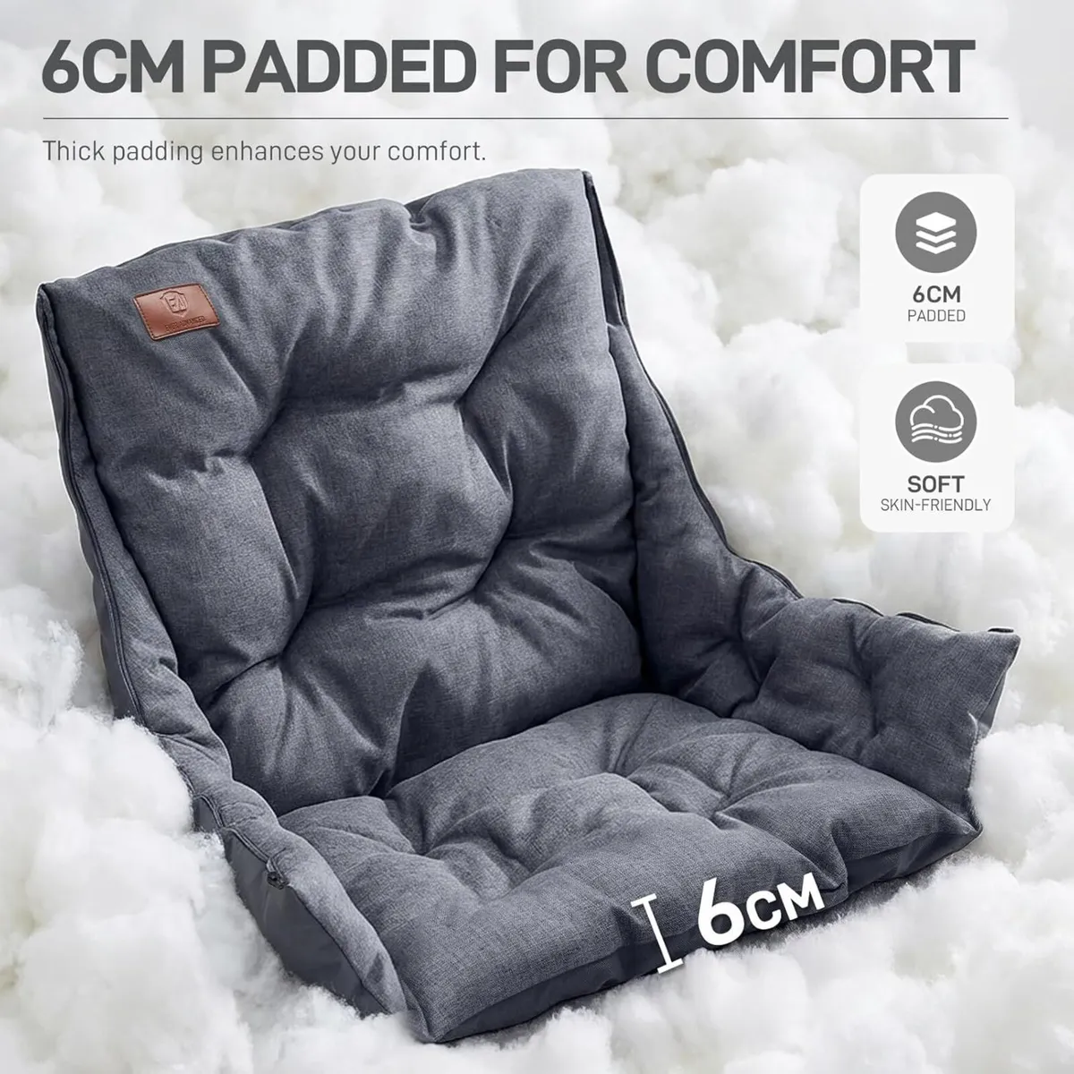 2-in-1 Oversized Camping Chair Heavy Duty Folding - Image 3