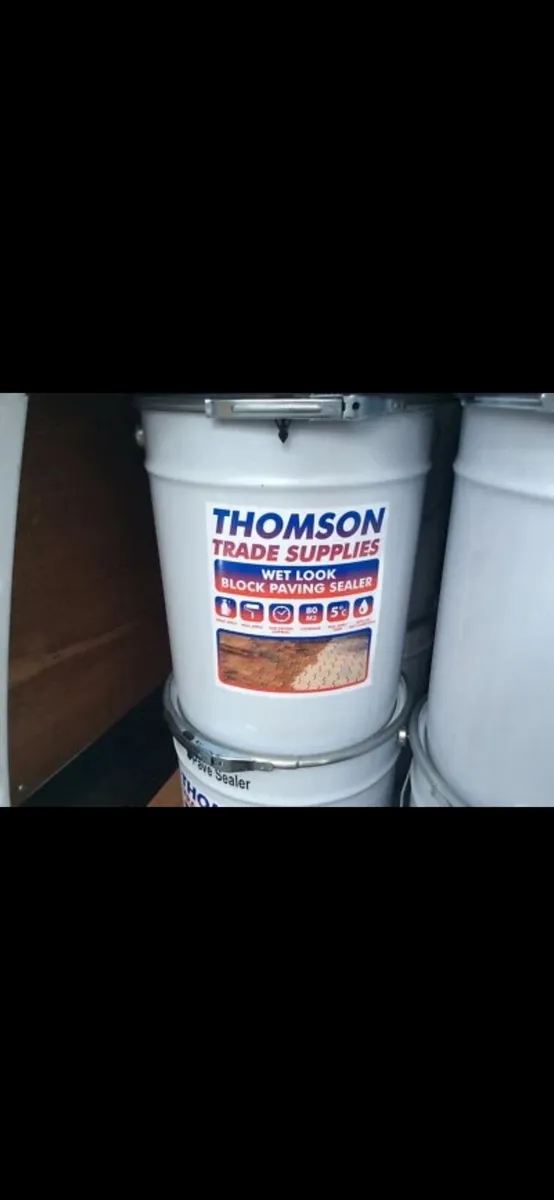 Clear brick paving sealer x9 drums - Image 2