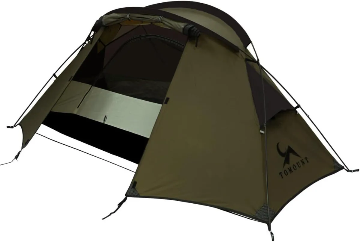 TOMOUNT Tent 1 Person Nylon Ultralight Camping - Image 1