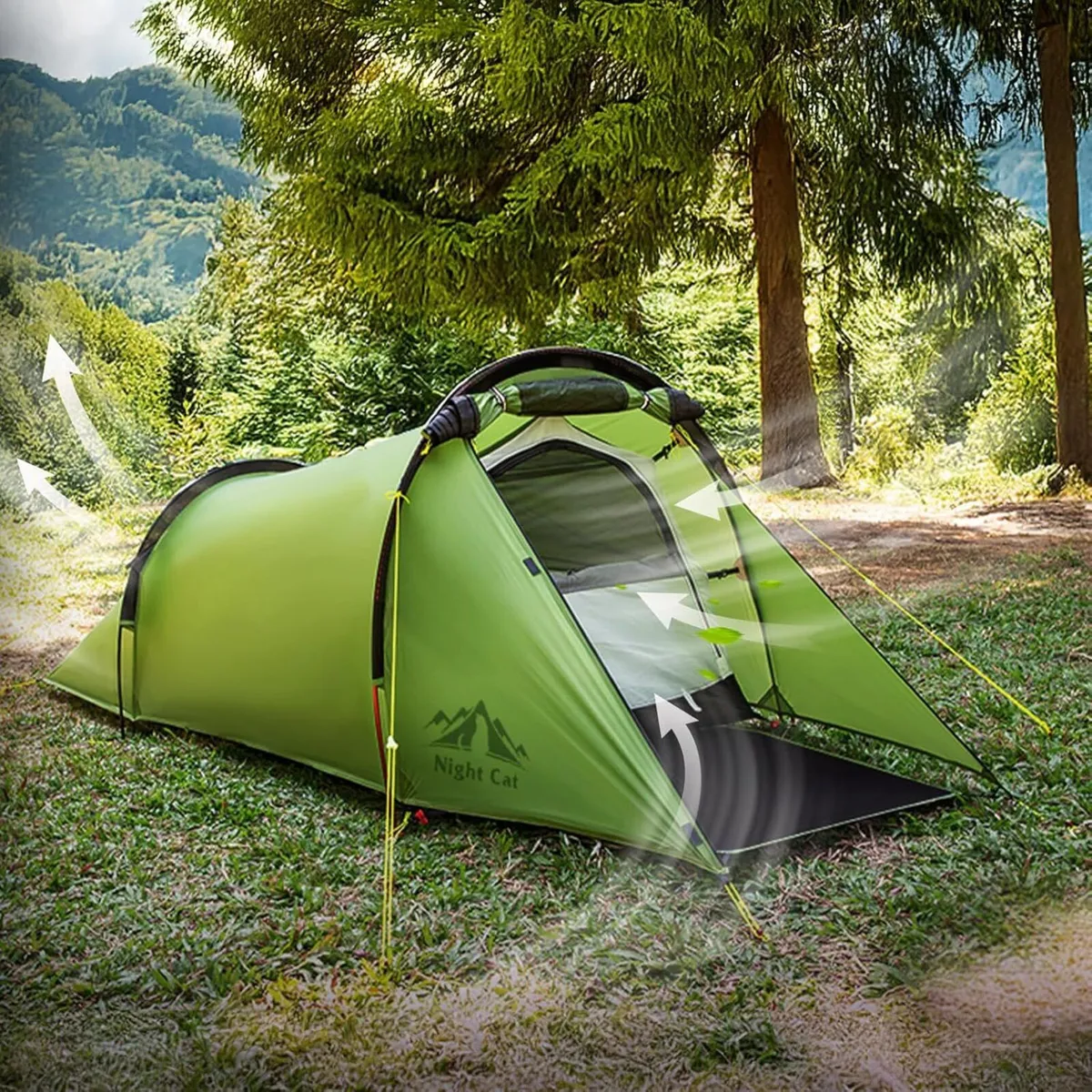 1 2 Person Tunnel Tent: Ultralight Backpacking - Image 4
