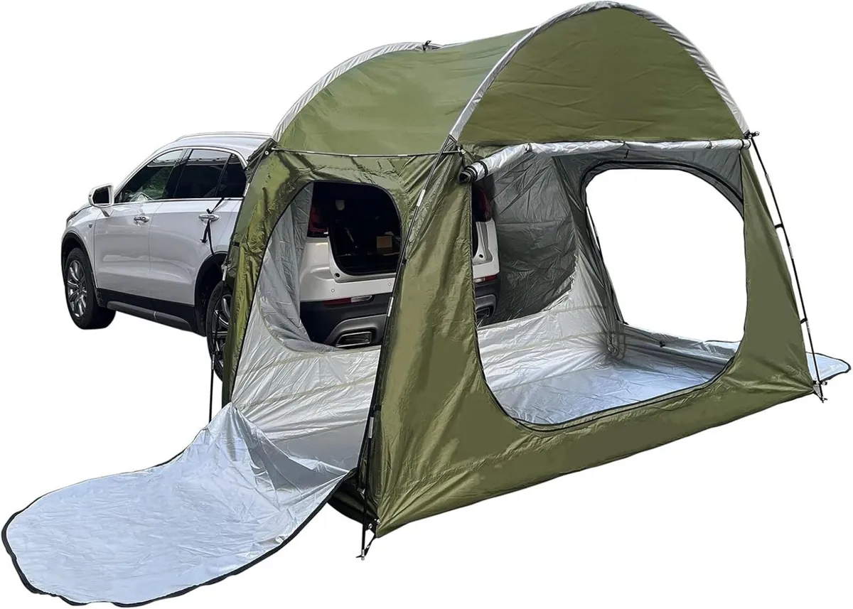 Car Tent 2-3 People 3-Sided Breathable Door - Image 1