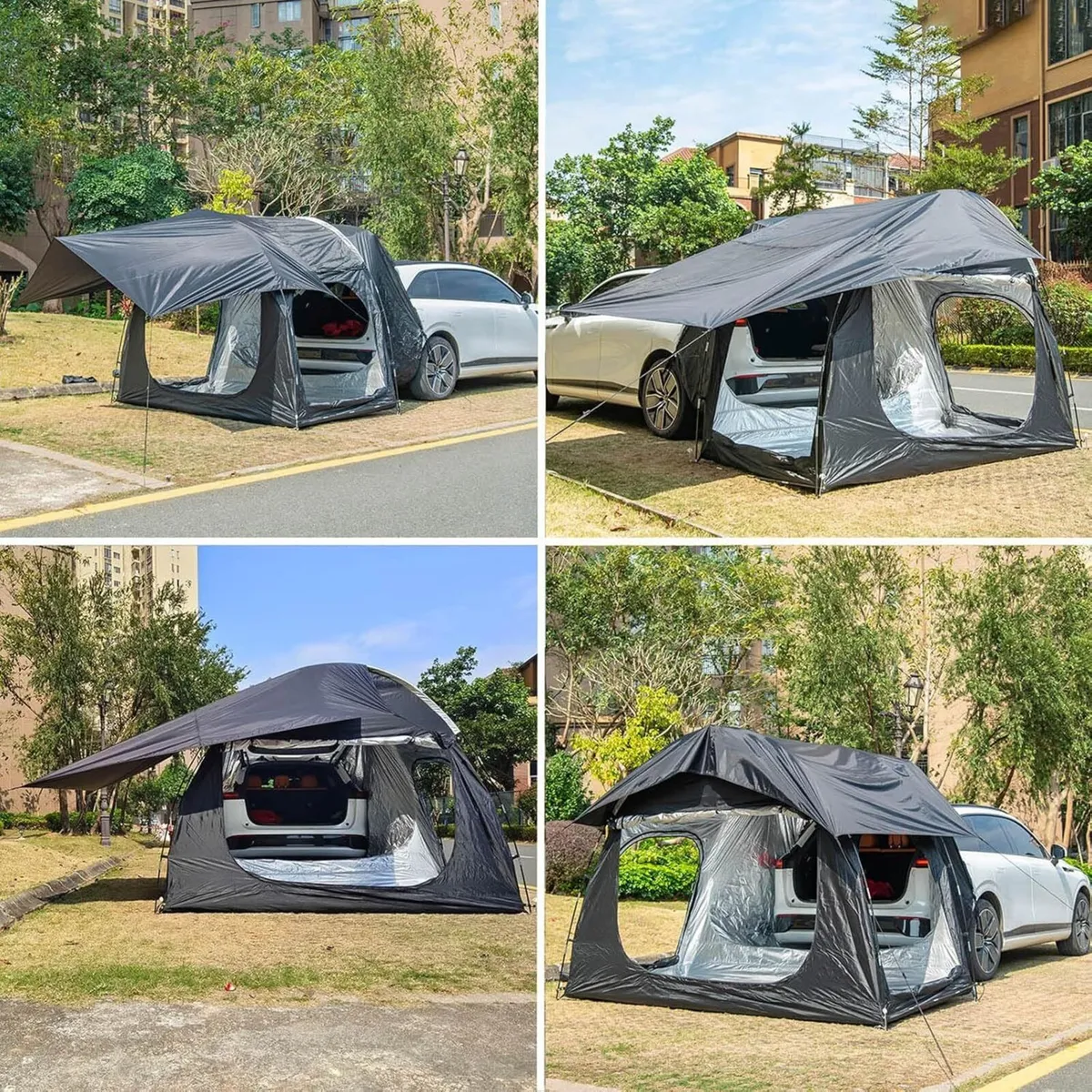 Car Tent 2-3 People 3-Sided Breathable Door - Image 3