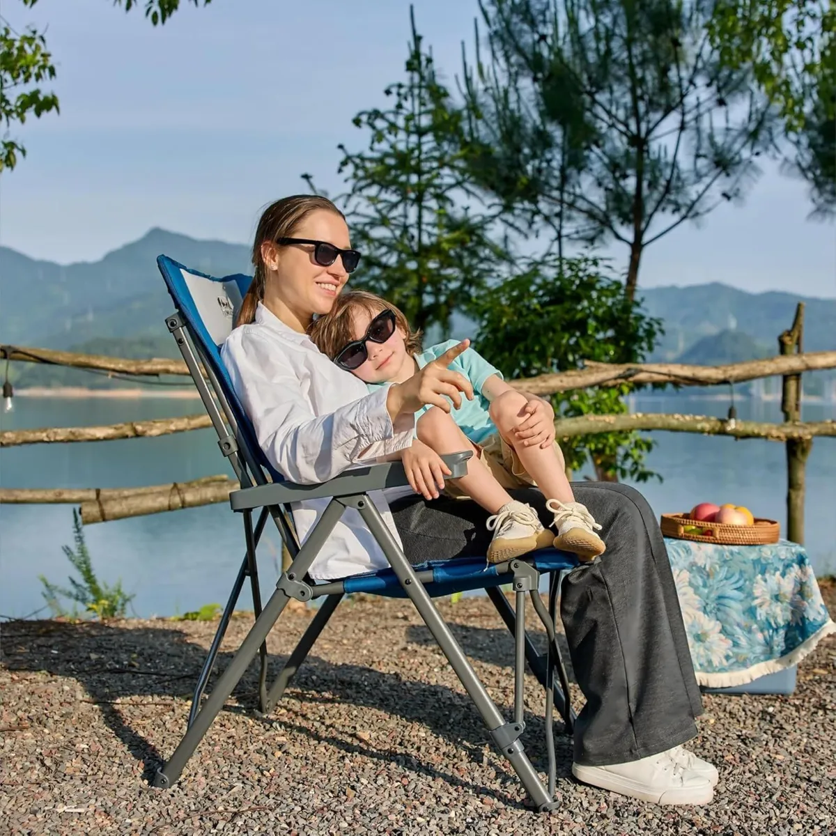 Folding Camping Chairs for Adults 260kg Capacity - Image 2