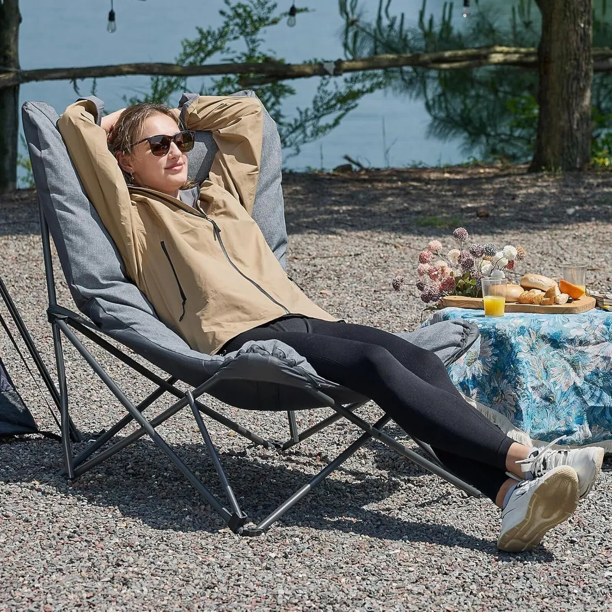 Camping Chair Folding for Adults 6cm Padded - Image 2