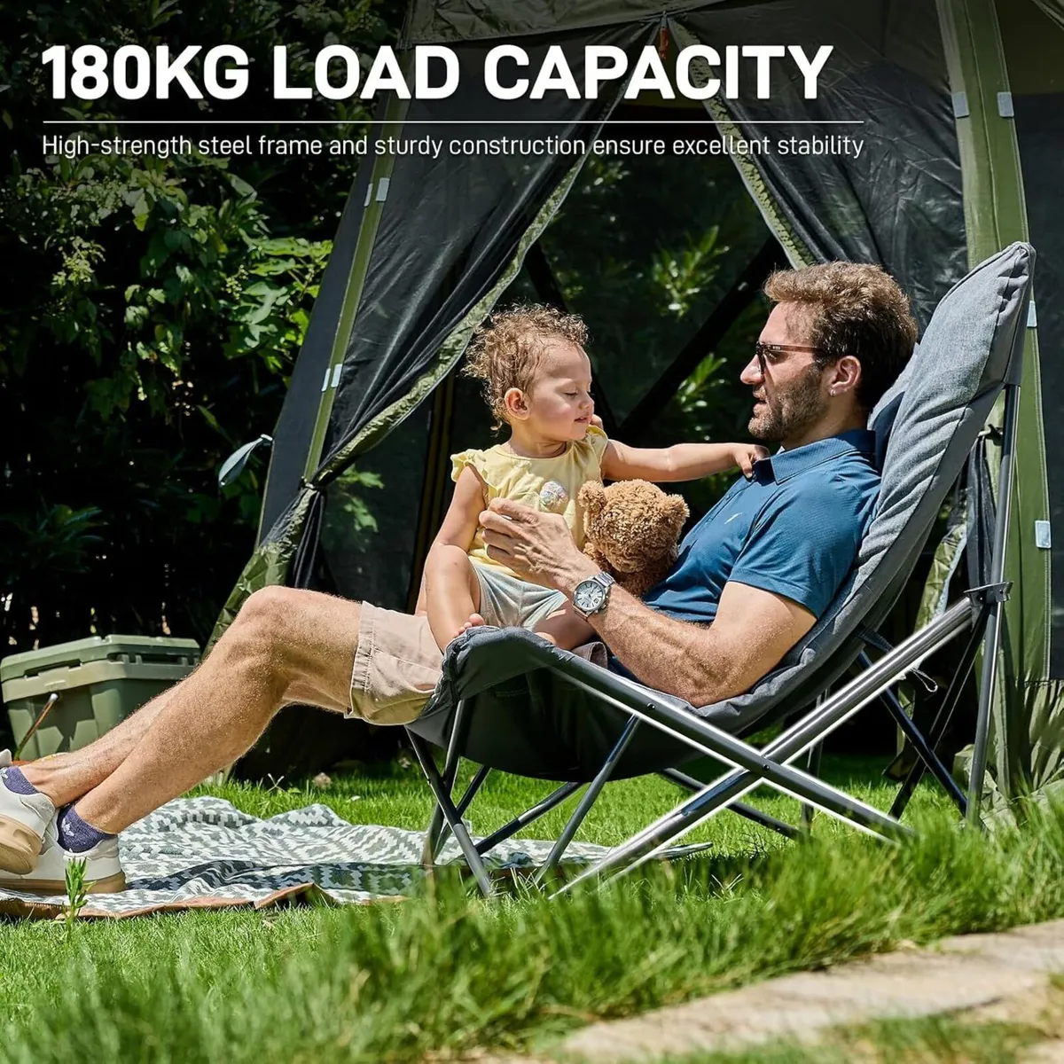 Camping Chair Folding for Adults 6cm Padded - Image 3