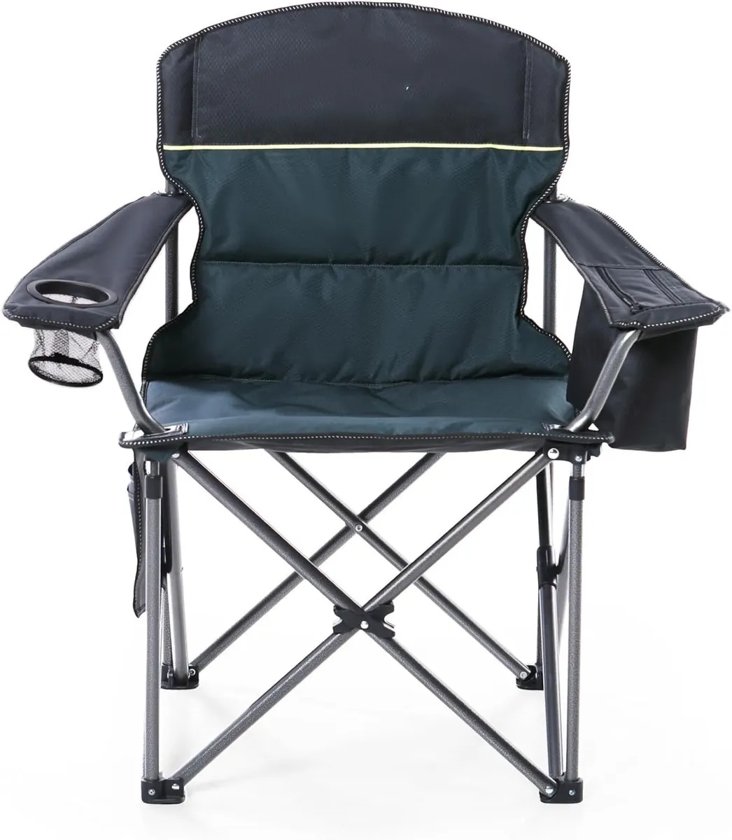 Heavy Duty Padded Outdoor Camping Folding Chair - Image 1