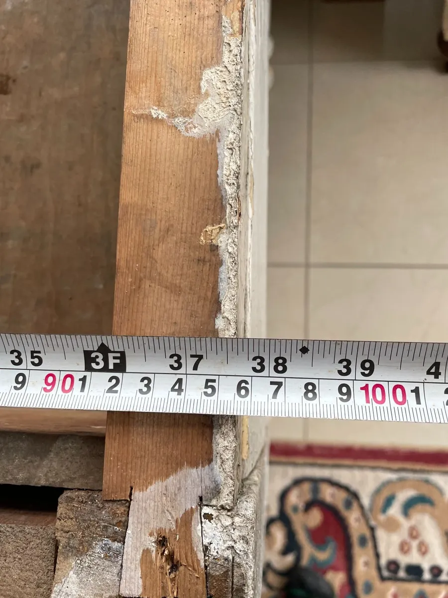 Antique Pine Table, Large Drawer, Resto Condition - Image 3