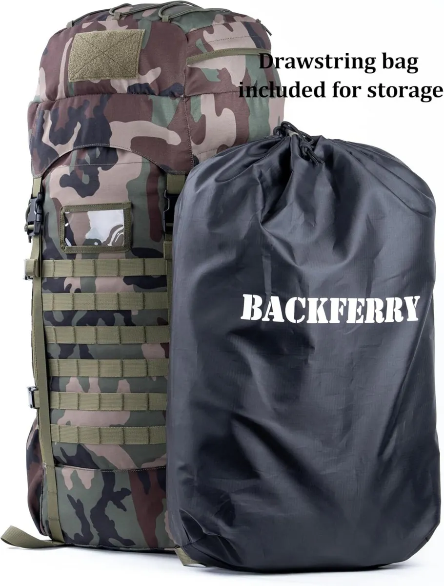 75L Tactical Backpack with Internal Frame MOLLE - Image 4