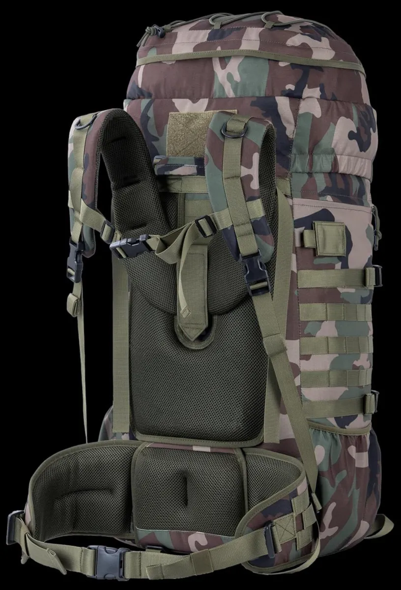 75L Tactical Backpack with Internal Frame MOLLE - Image 3