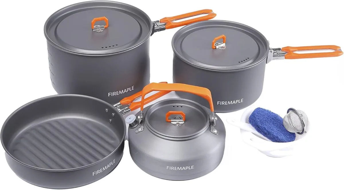 Feast 4 Camping Cookware Set Outdoor Cooking kit - Image 1