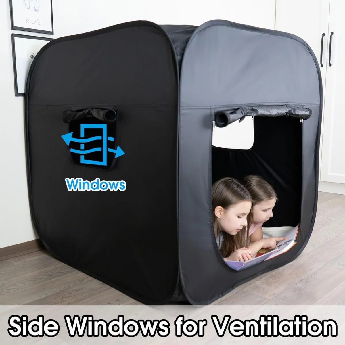 Sensory Tent for Kids(Size 40x40x40in) - Blackout - Image 4