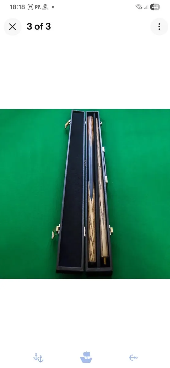 Ash 2 piece snooker/pool Cue with Hardcase - Image 1