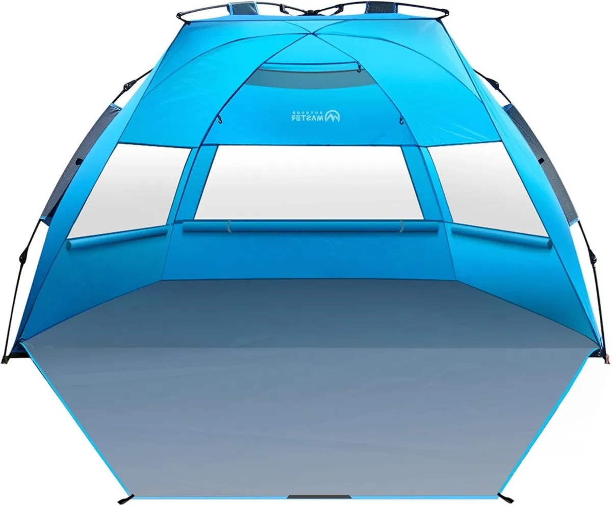 Pop Up 3-4 Person Beach Tent X-Large - Easy Setup - Image 1