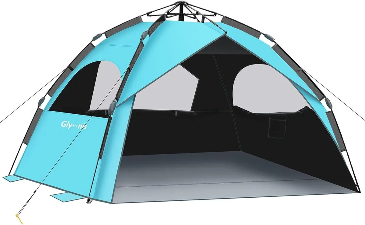 Pop Up Beach Tent Large for 4-6 Person Instant - Image 1