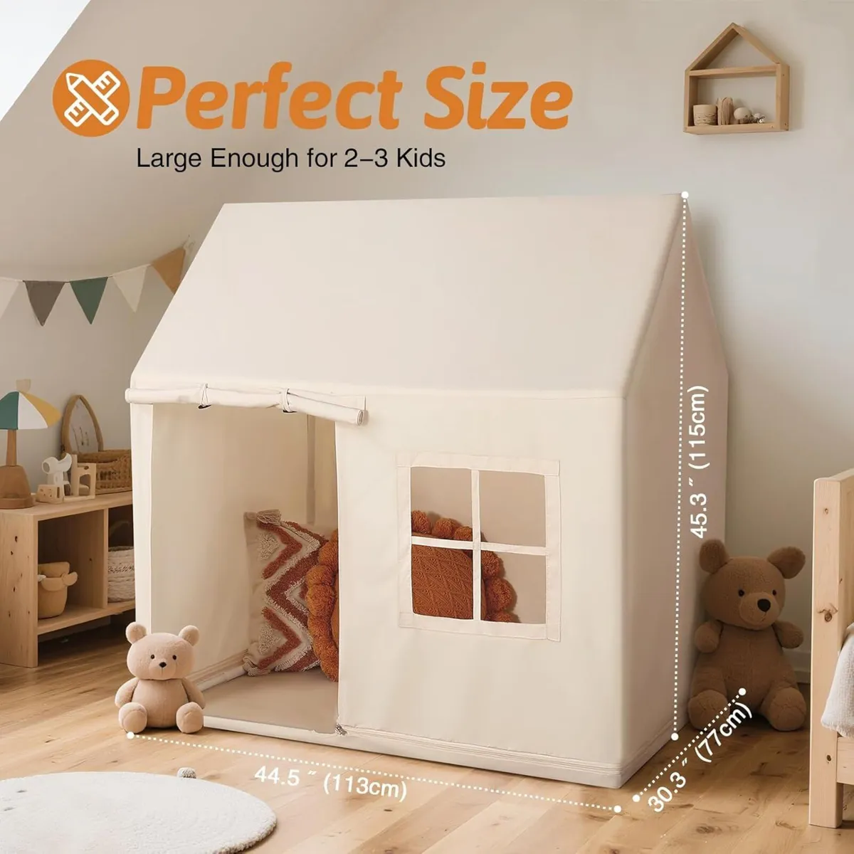 Kids Tent Indoor: Play for Toddler - Teepee - Image 2
