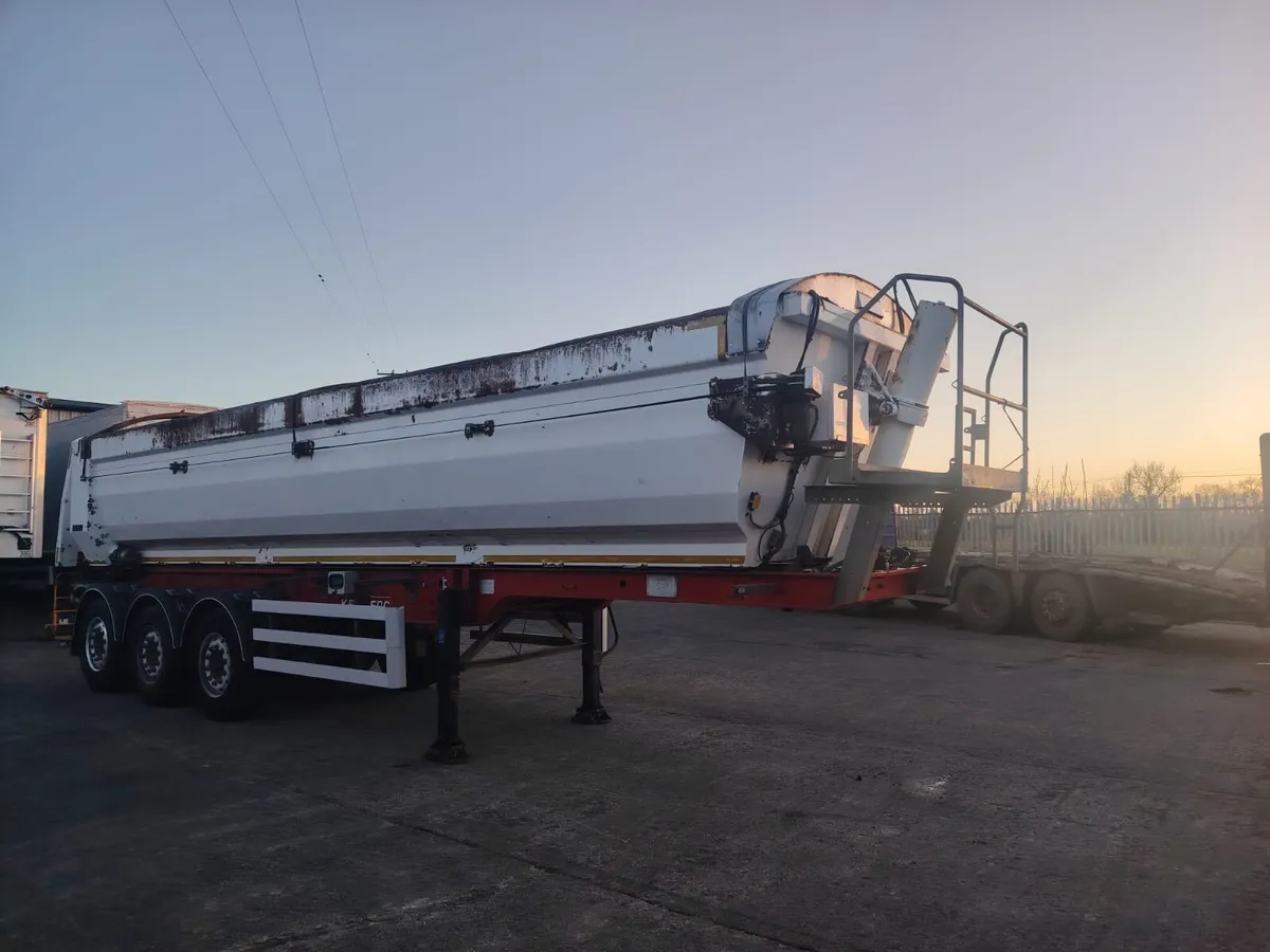 2017 Kelburg Steel Aggregate tipping trailer - Image 3