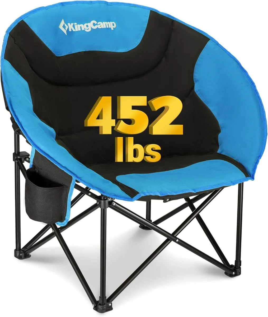 Moonchair Camping Chair Foldable Up to 150 kg - Image 1
