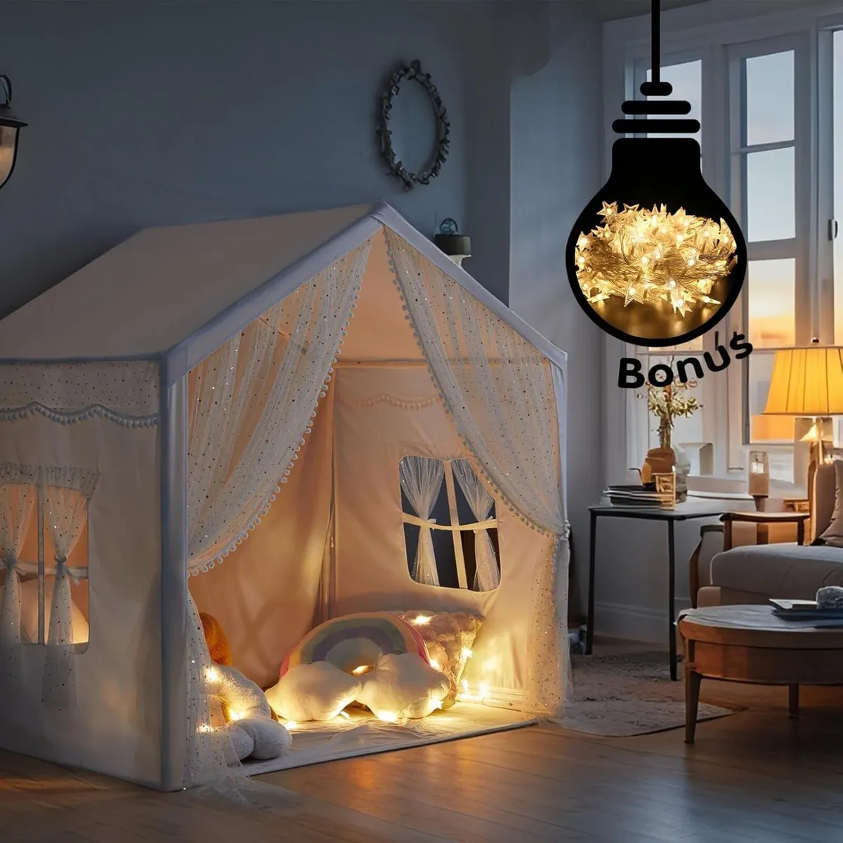 Kids Play Tent for Toddlers Age 3-12 Indoor - Image 3