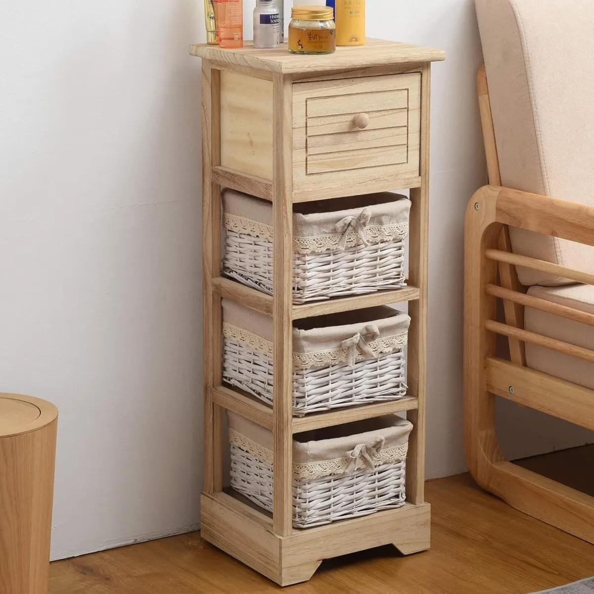 Chest of Drawers Cabinet Bathroom 1 Drawer 3 - Image 2