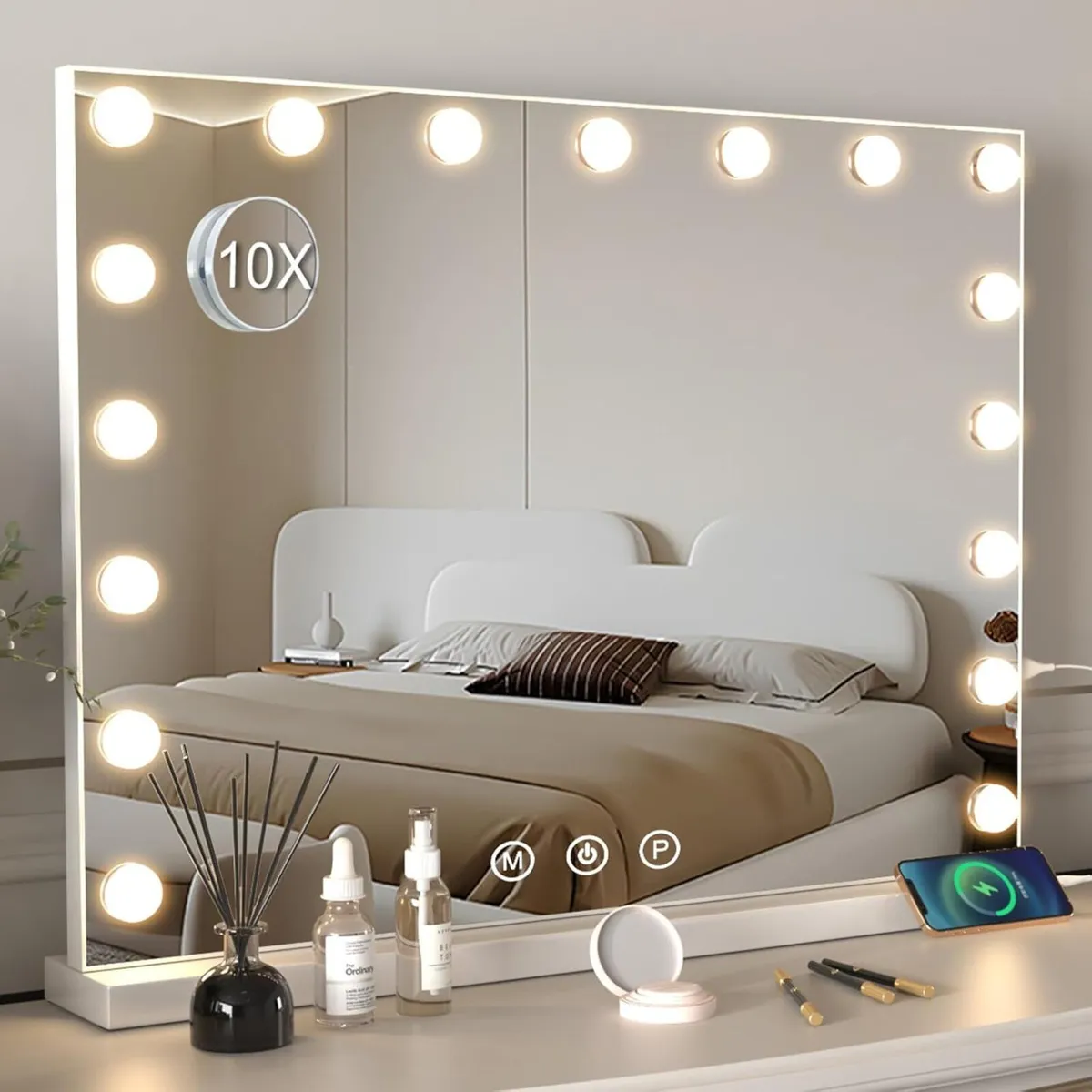 Hollywood Vanity Mirror with Lights Large Makeup - Image 1