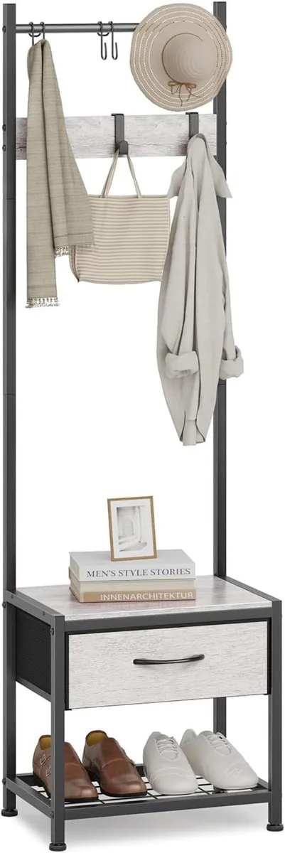 Narrow Hallway Coat Stand Industrial Rack free - Image 1