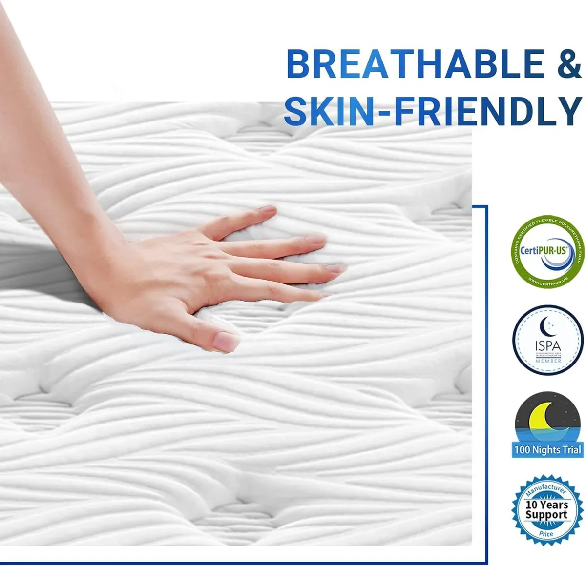 Single Mattress 3FT - 8.5 Inch Bamboo Foam Spring - Image 4