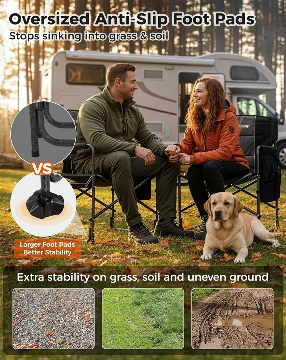 Folding Directors Chairs for Adults Up to 200 kg - Image 3