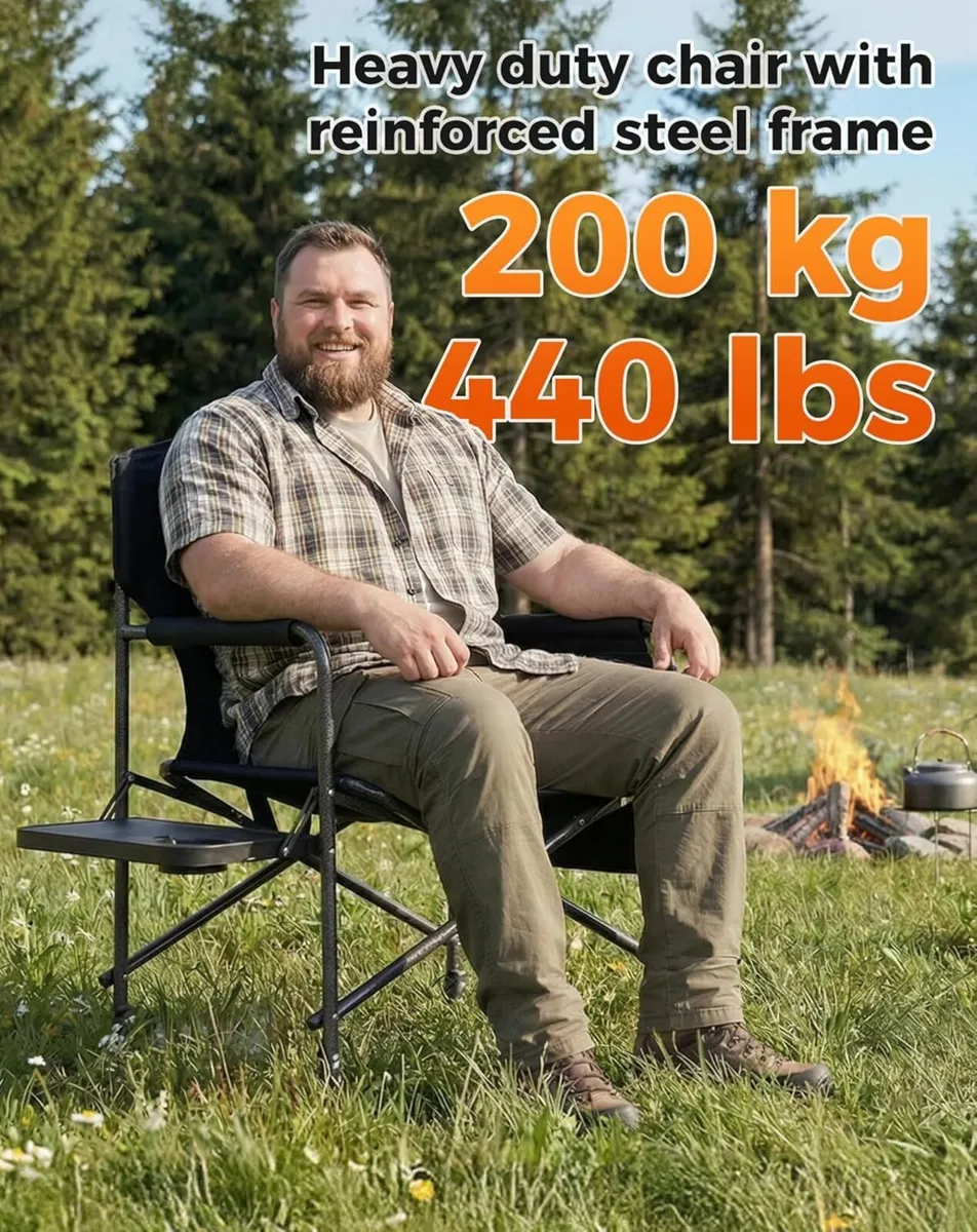 Folding Directors Chairs for Adults Up to 200 kg - Image 4