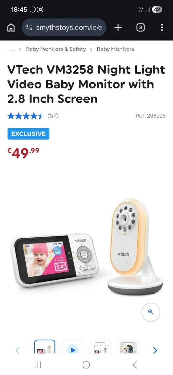 V- Tech 2.8" baby camera monitor - Image 2