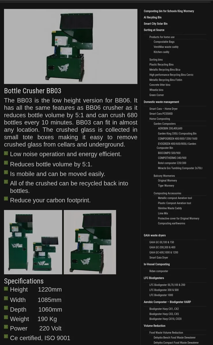 Bottle glass crusher high volume - Image 3