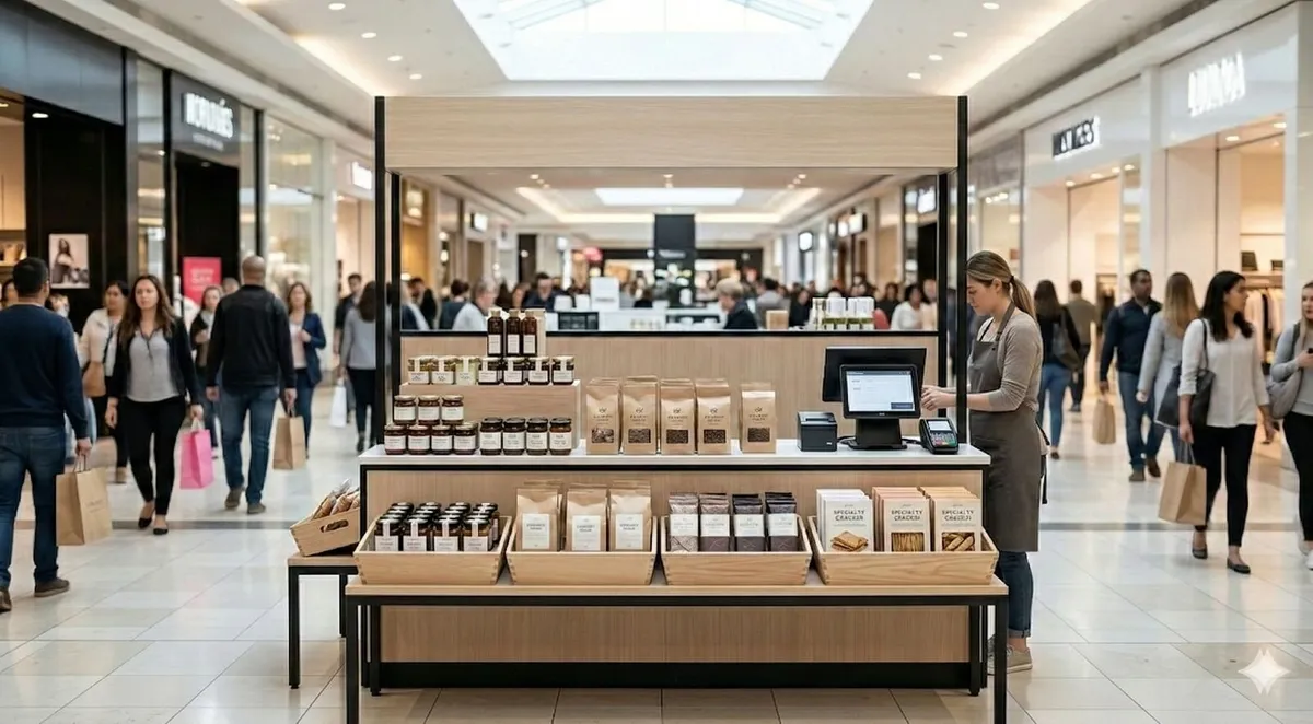 Dublin Shopping Centre Kiosk – Turnkey Retail Unit
