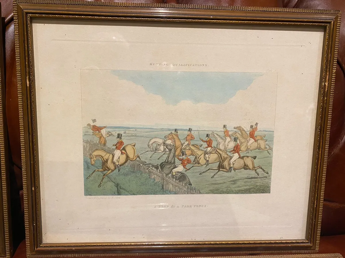 Set of 6 Henry Alken 19 cen prints - Image 2