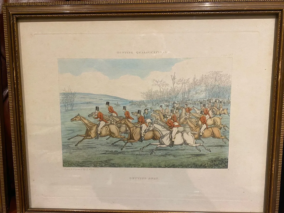 Set of 6 Henry Alken 19 cen prints - Image 3